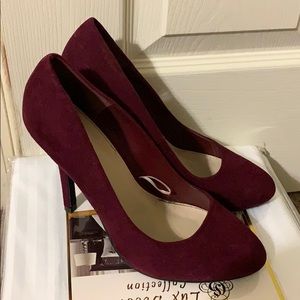 Casual Burgundy Heels